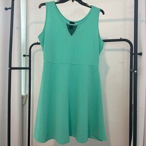 Green Rue plus Dress